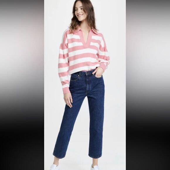 NWT Tanya Taylor Maisie Knit Top Salmon Rose Sweater 2X - Picture 13 of 13